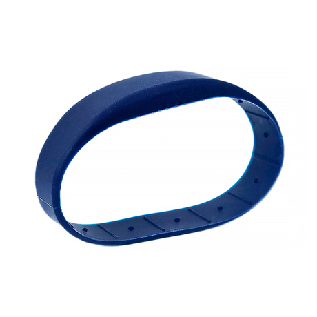 Перезаписываемый RFID браслет T5577 “OFFICE TEMIC” КОРОЛЕВСКИЙ СИНИЙ, без застежки