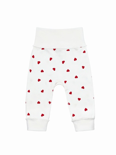 Штанишки Сердечки red (56,62)