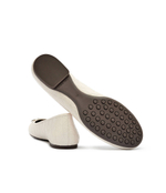 Кожаные балетки claire TORY BURCH - экрю(155325)