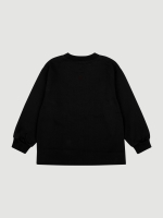 Лонгслив оверсайз Mjölk Black, из плотного хлопка