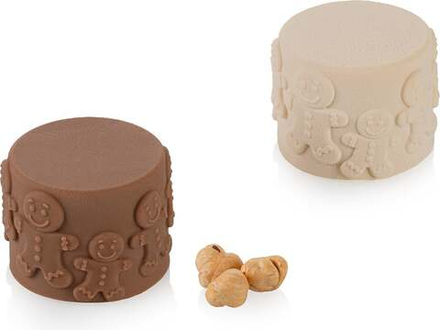 Форма для запекания Silikomart Gingermen, круглая, силикон, 6,1 см