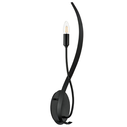 733517 Бра RAGNO 1х40W E14 ЧЕРНЫЙ МАТОВЫЙ