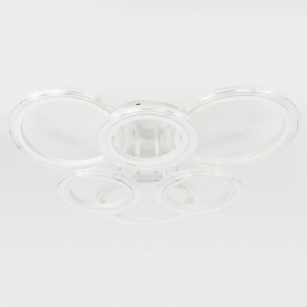 Светильник потолочный светодиодный ЭРА Модерн Ring CLL-1-90-RC WH с ДУ 90W 3000-6500К белый | Светильники SPB-6 с ДУ