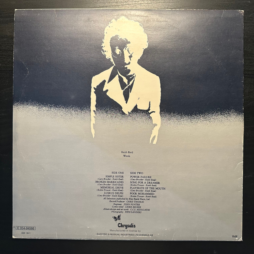 Procol Harum - Broken Barricades (Швеция 1973г.)