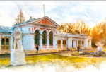 Открытки почтовые Ессентуки (акварель)