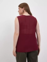 Майка, топ под пиджак однотонная