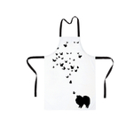 Фартук "Шпиц и бабочки"