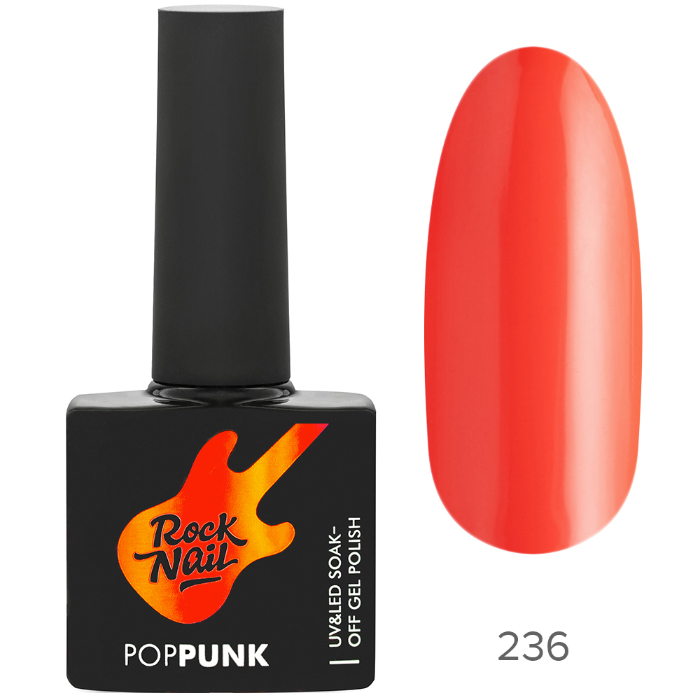 Гель-лак RockNail Pop Punk 236 Lovehate, 10мл.
