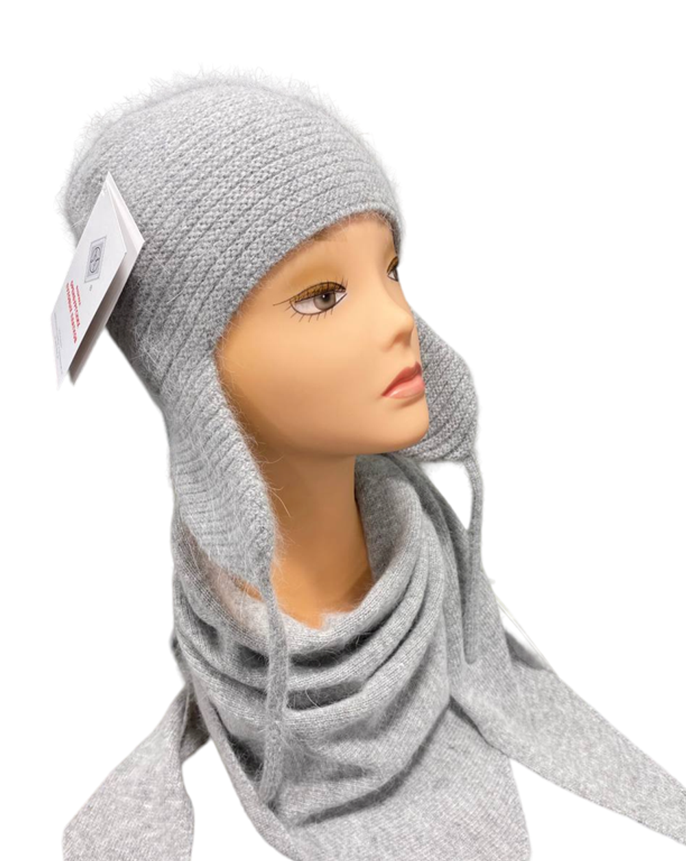 Шапка женская ШП406-03 серый