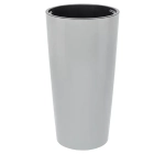 Кашпо круглое ПИЛАР D390 H750 ммл с вкладышем Смоки