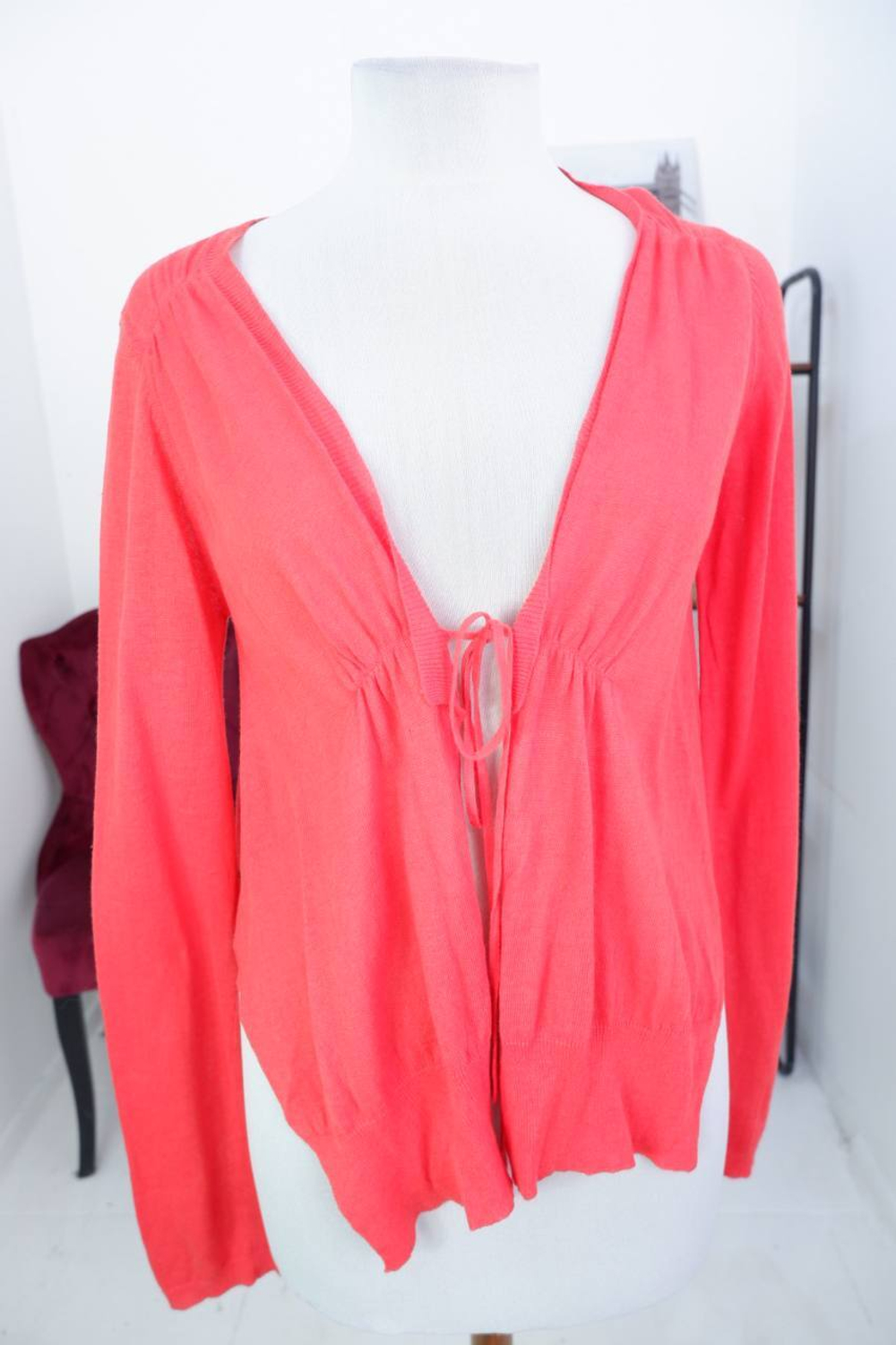 Кардиган Jean Paul терракотового оттенка 42-44 размер