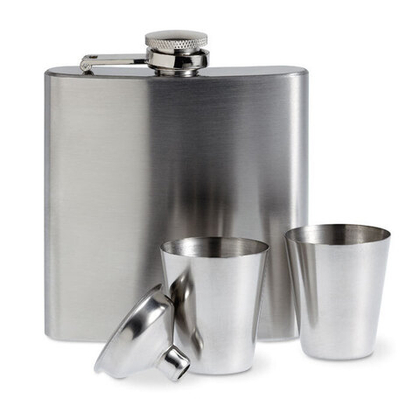 Набор из фляги, рюмок и воронки SLIMMY FLASK SET