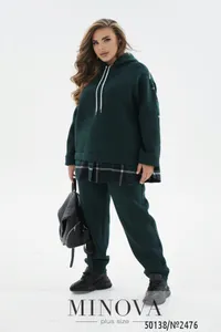 Костюм 2476-темно-зеленый Minova