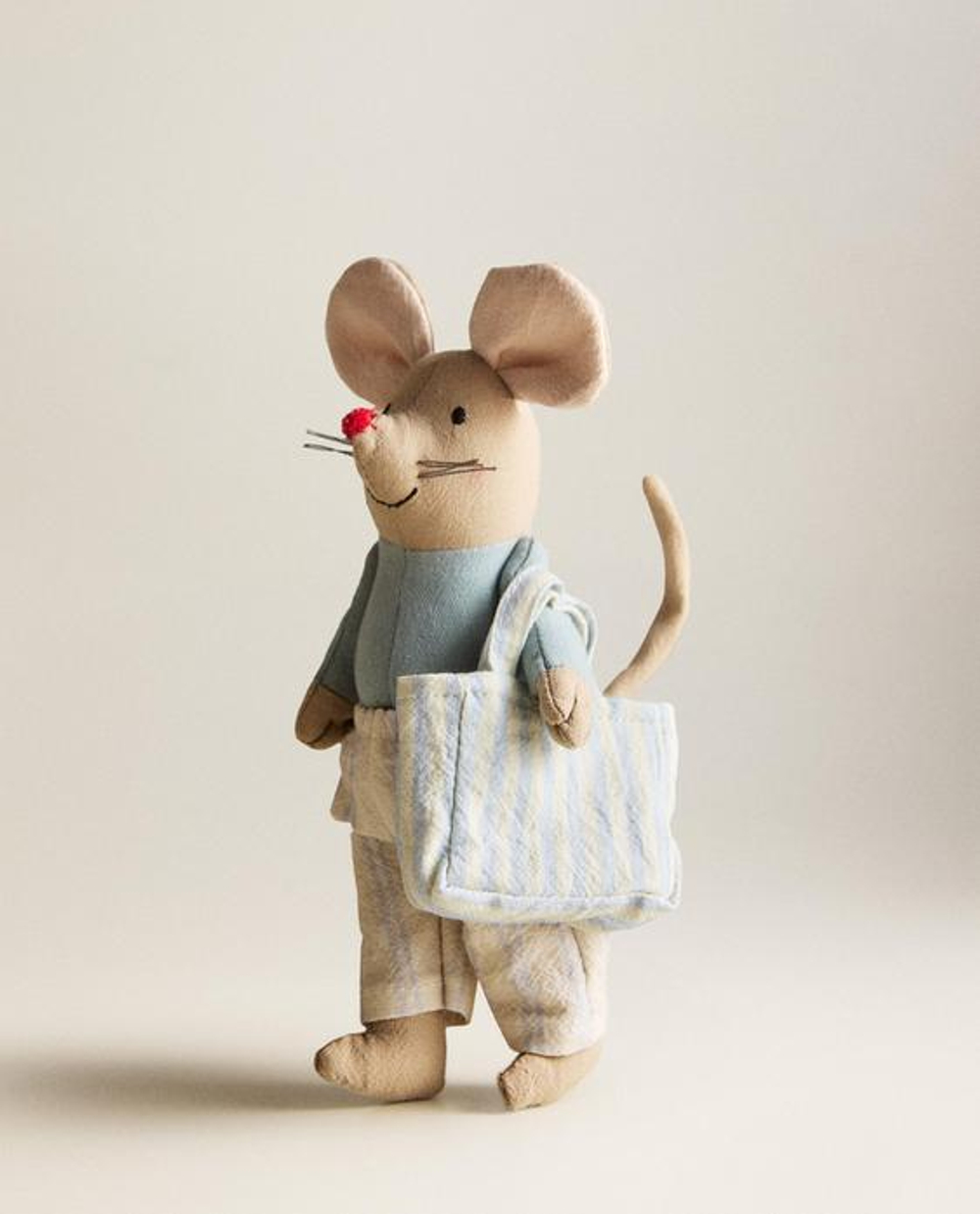 ZARA HOME ДЕТСКАЯ МЯГКАЯ ИГРУШКА «МЫШКА», КРЕМОВЫЙ