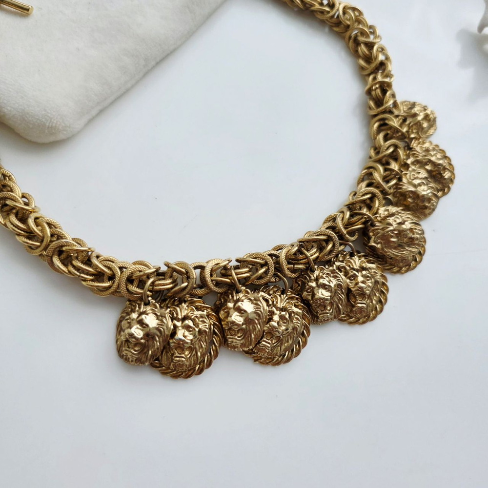 Колье Anne Klein львы