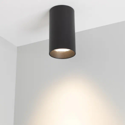 Светильник накладной SP-POLO-R85-1-15W Warm White 40deg (Black, Black Ring) (Arlight, IP20 Металл, 3 года) 022951