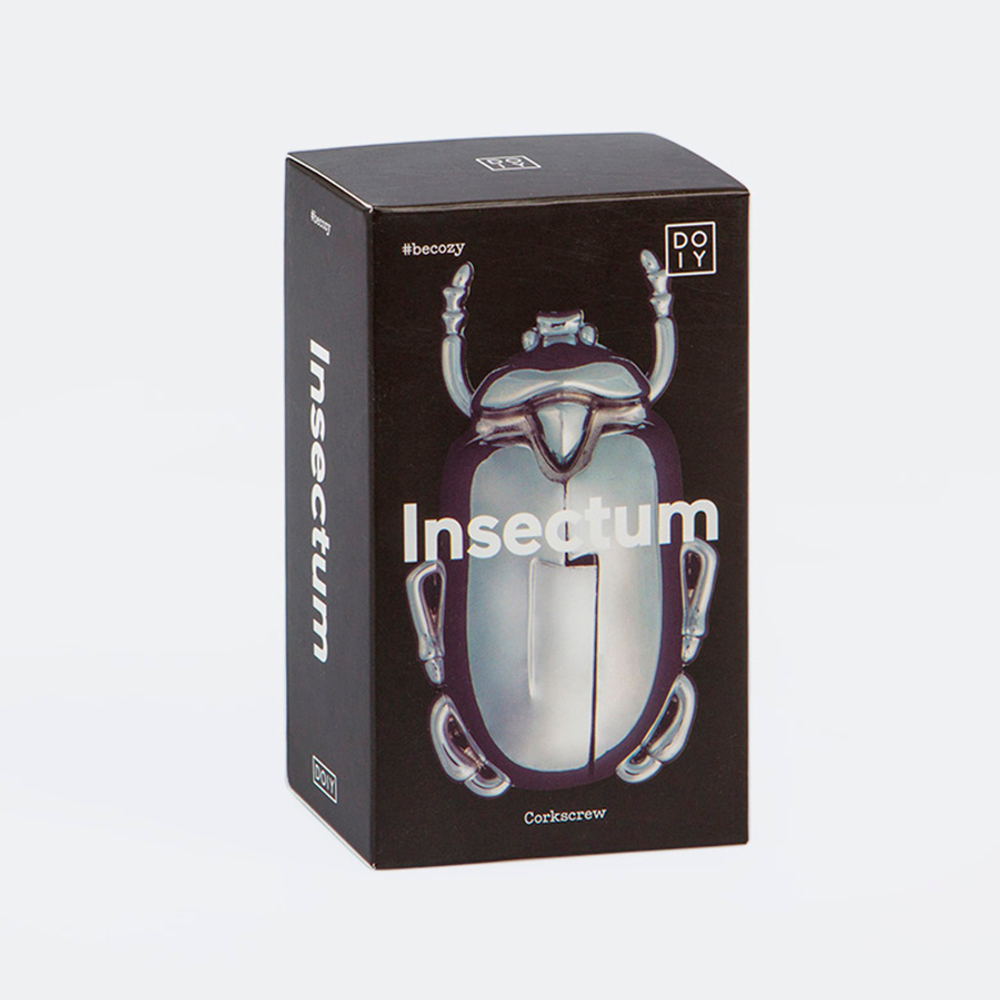 Штопор insectum, серебристый