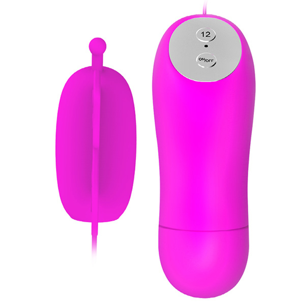 Силиконовая бабочка для стимуляции клитора и сосков Baile Mini Love Egg BI-014143