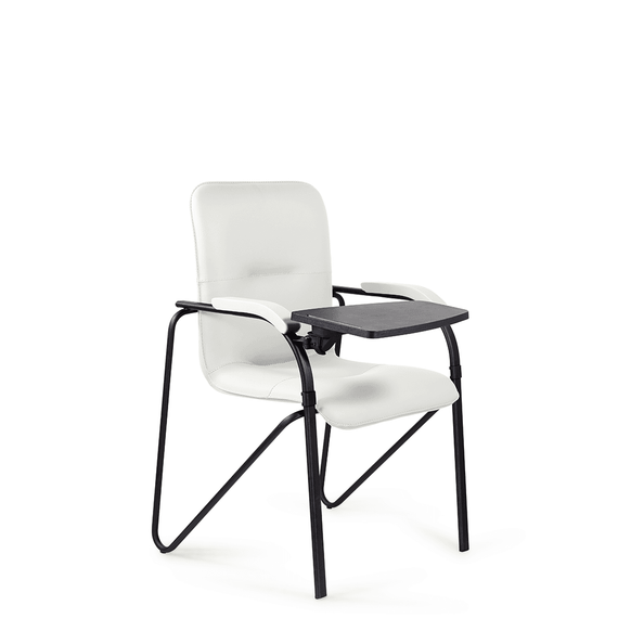 Стул Самба soft BL S-0402 (белый) со столиком