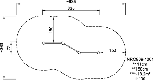 Тройной турник из деревянных балок