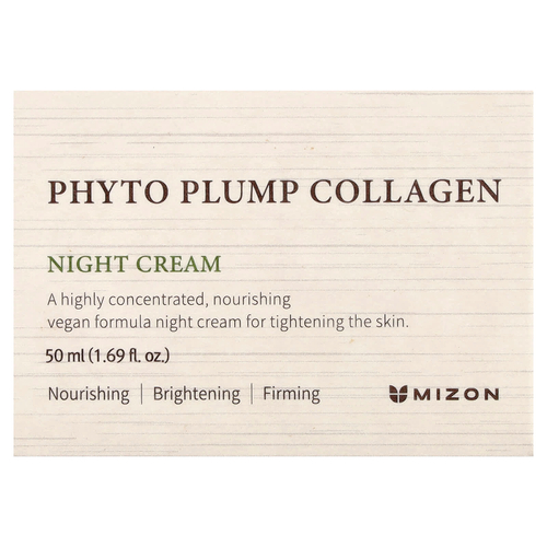 Mizon, Phyto Plump Collagen, ночной крем, 50 мл (1,69 жидк. унц.)