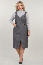 Сарафан 1286 цветная клетка Novita (Акция)