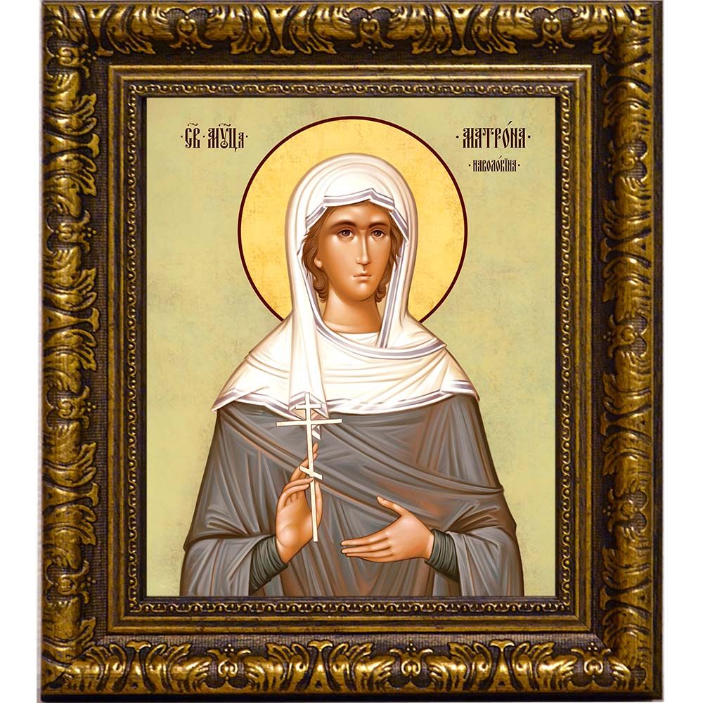 Матрона Наволокина святая мученица. Икона на холсте.