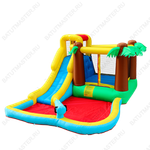 Батут детский на дачу "Солнечный пляж" 3,85*2,93*1,98 м