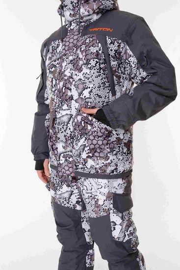 Костюм "GORKA -40" кур+п/к (Алова, белый/серый)