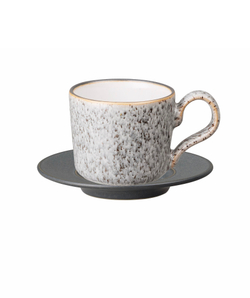 Чашка кофейная с блюдцем 100мл Denby Студио Грэй