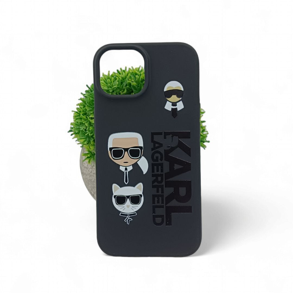 Silicone Case Karl Lagerfeld для iPhone 15 Pro