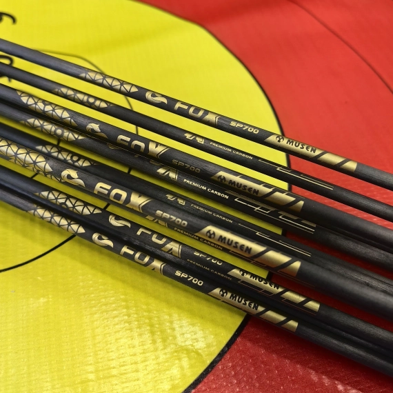 Стрелы MUSEN Archery Fox из чистого карбона sp600 4,2 мм 30 дюймов (6 шт.)