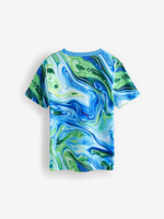 Футболка для мальчика Next AB5-792, Синий, Салатовый, Голубой