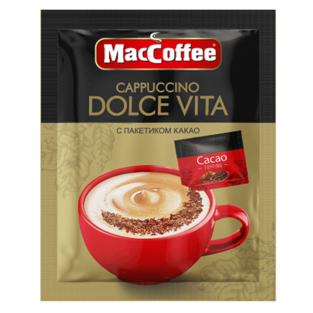 Кофе MacCoffee Cappuccino Dolce Vita 24 гр