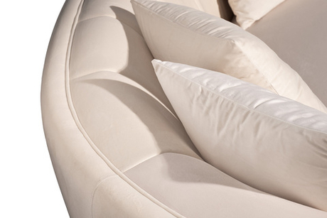 Диван трехместный бежевый 233x106x79см (без канта) Garda Decor