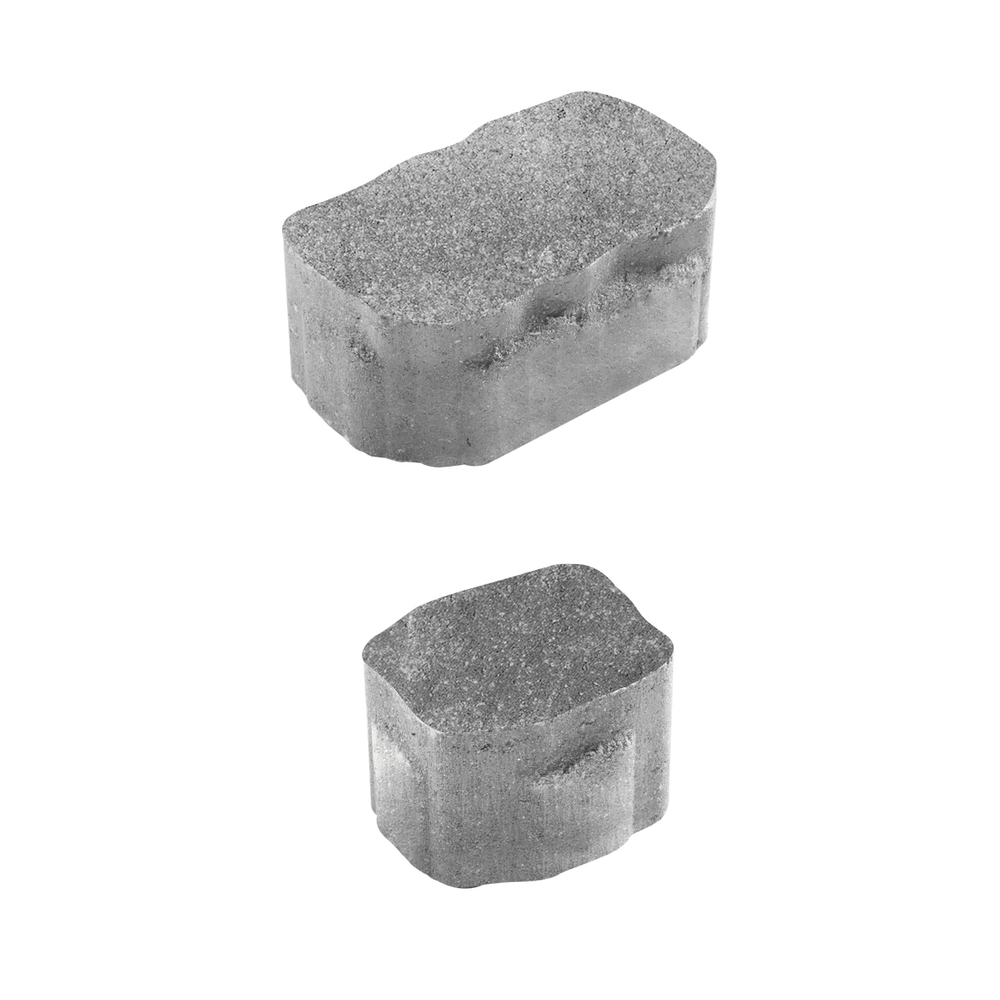 Тротуарная плитка Арена - Искусственный камень Шунгит, комплект из 2 видов плит