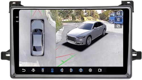 Магнитола для Toyota Prius 50, PHV 2015-2018 - FarCar BX9-360-9528 монитор 9.5" 2K QLED на Android 13, Быстрая, CarPlay, 4G SIM-слот, 4 камеры в комплекте