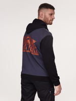 Худи Варгградъ мужская тёмно-серая «Первый среди равных» без начёса