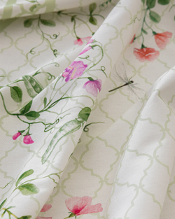 Скатерть круглая 168см Mix&Match Home Душистый горошек