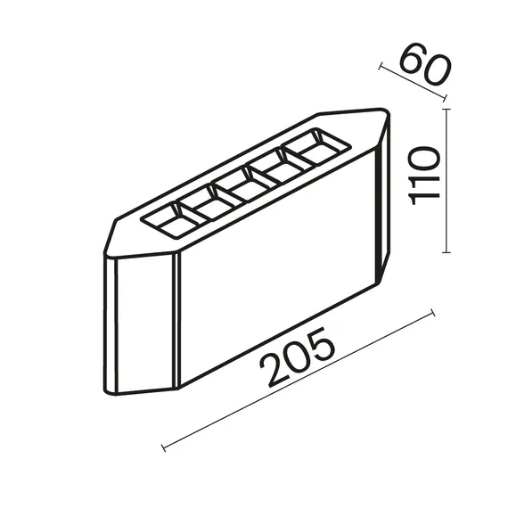 Архитектурная подсветка Тяга / Pull 3000K 8Вт IP 54 Outdoor o412wl-l8gf3k
