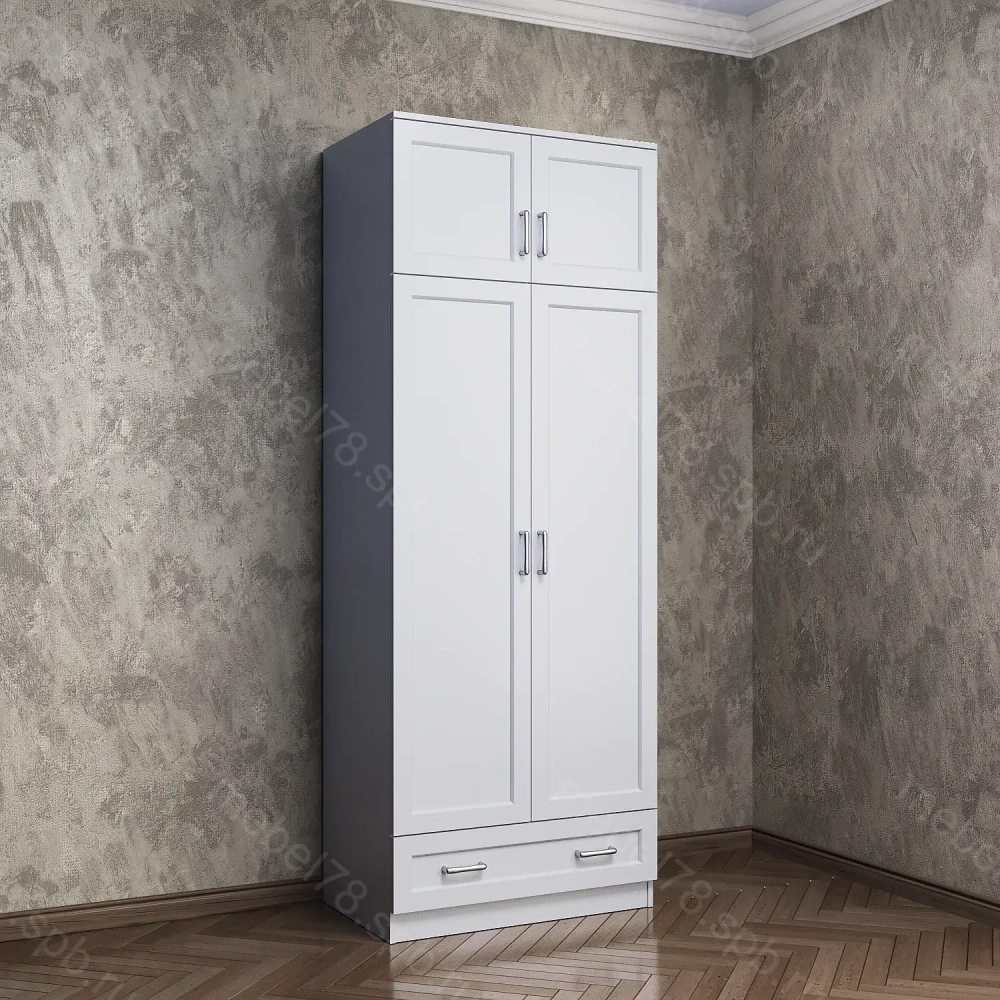 Шкаф распашной с антресолью 2/3