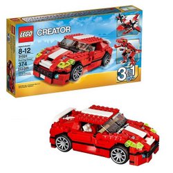 LEGO Creator: Красный мощный автомобиль 31024 — Roaring Power — Лего Креатор Создатель Творец