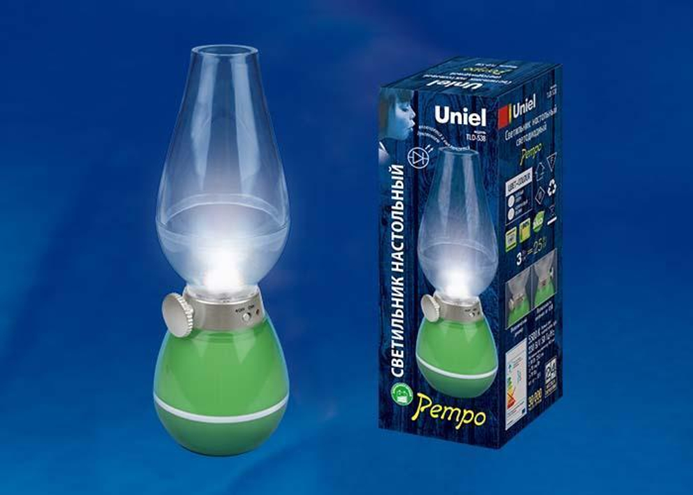 светильник наст.Uniel UL-00001502TLD-538 green