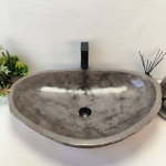 Раковина из речного камня RS-63526 (77*50*15) 0125