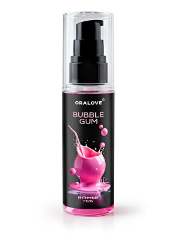 Лубрикант OraLove Bubble Gum со вкусом бабл гам (60 мл)