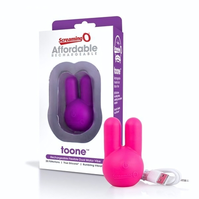 Клиторальный стимулятор Affordable Rechargeable Toone (Цвет: разноцветный)