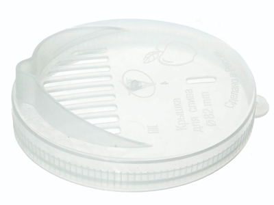 Крышка для слива 82мм белая СКО