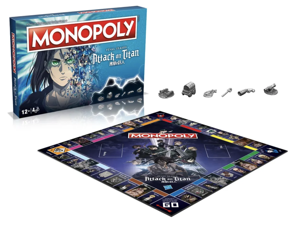 Игра Монополия Attack on Titan The Final Season на английском языке