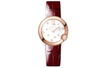 CARTIER White Balloon Collection Quartz Movement 30m Water Resistance Unisex Watch 30mm Silver Dial