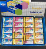 Ластик 3*1,5*1см, 3 цвета микс